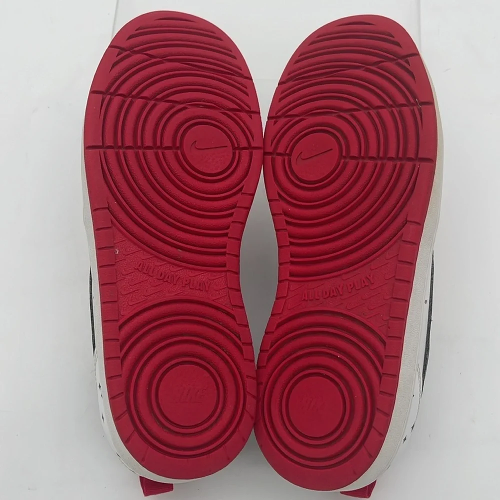 Nike Court Borough 2 Low White Very Berry Shoes Youth Size 6.0Y #DM0110-100